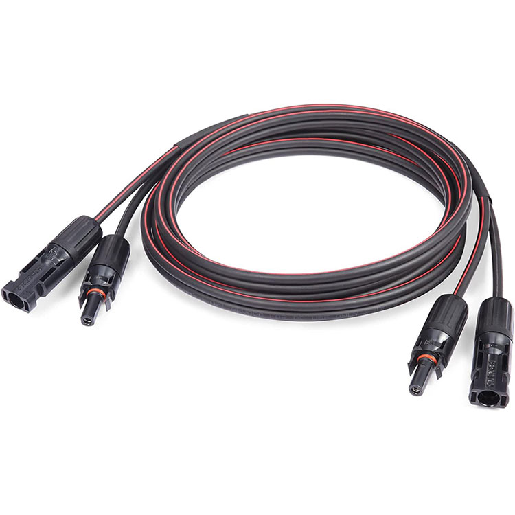 30Ft Kırmızı ve Siyah Çift Çekirdekli Güneş Kablosu 10AWG