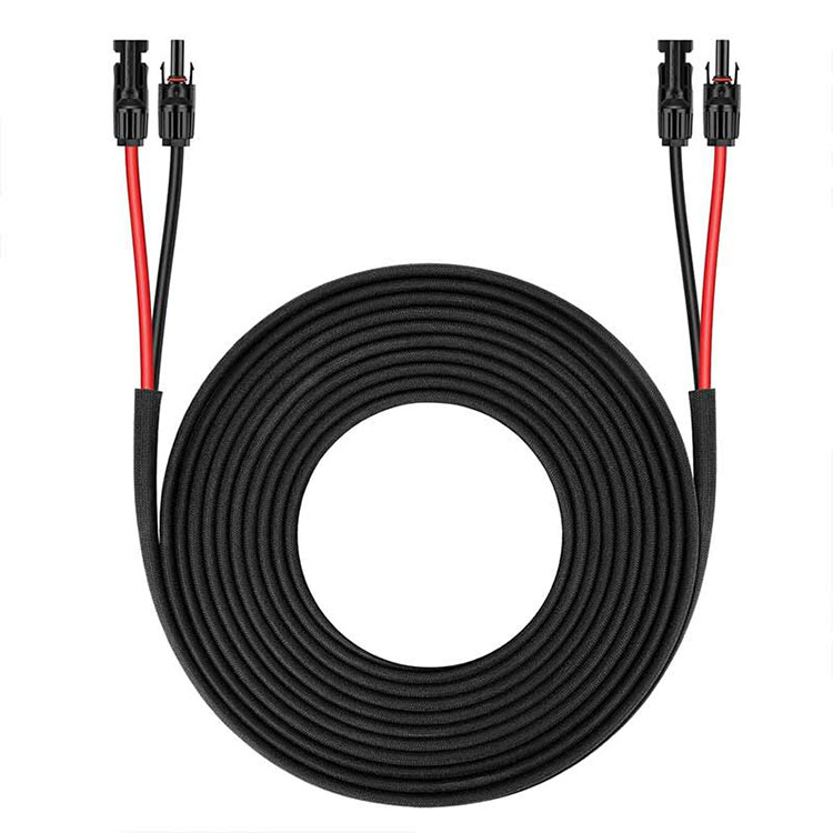 Güneş Paneli Uzatma Kablosu-25FT 10AWG(6mm2) Güneş Paneli Kablosu İkiz